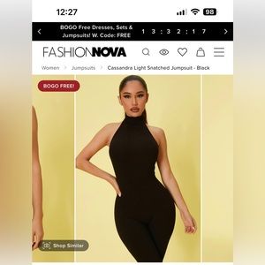Fashion Nova halter jumpsuit